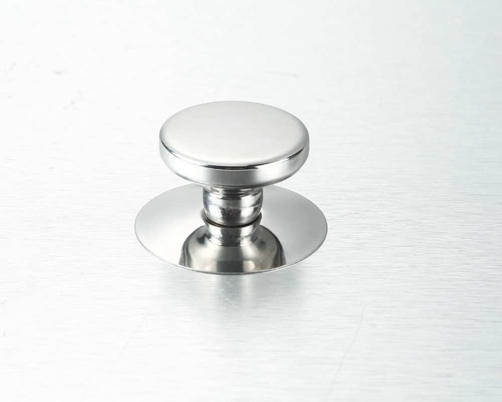 Stainless steel knob for pot lid