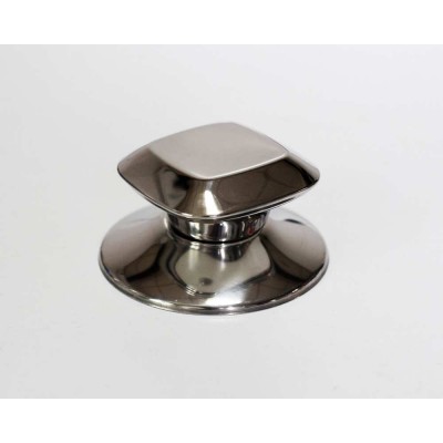 Stainless steel knob for lids