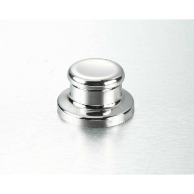 Stainless steel knob for cookware lids