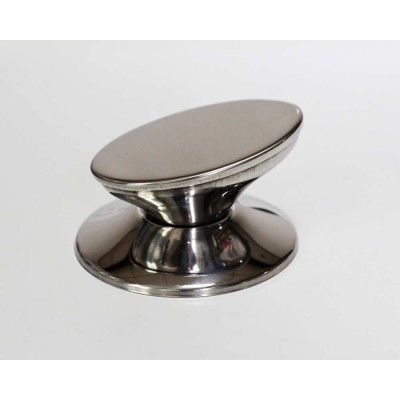 Stainless steel knob for saucepan lid